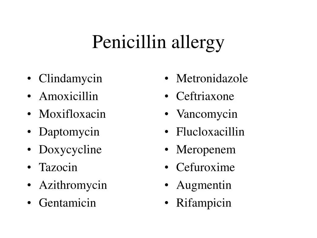 Аллергия на пенициллин какие антибиотики. Therapeutic drug monitoring presentation. Allergy. Can Gentamicin and ceftriaxone be used together.