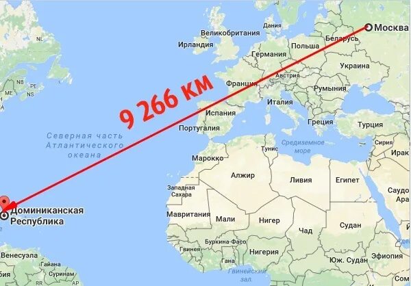 Какое расстояние до кубы