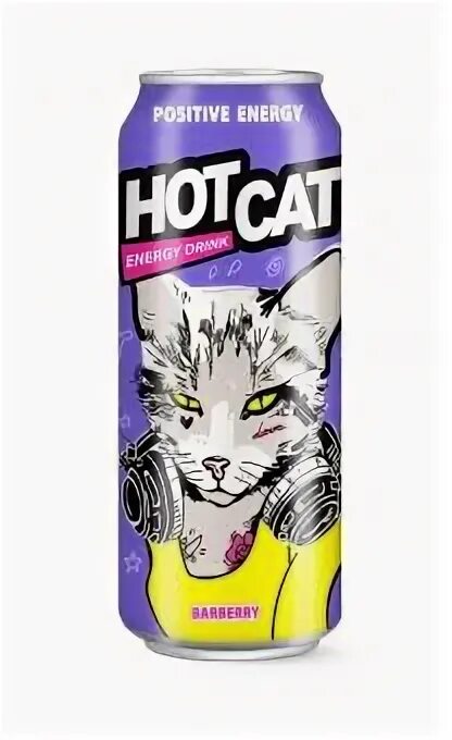 Энергетик хот кэт. Хот Кэт Энергетик фиолетовый. Напиток hot Cat энергетический Barberry ж/б 450мл. Энергетик с котом. Энергетик с кошечкой.