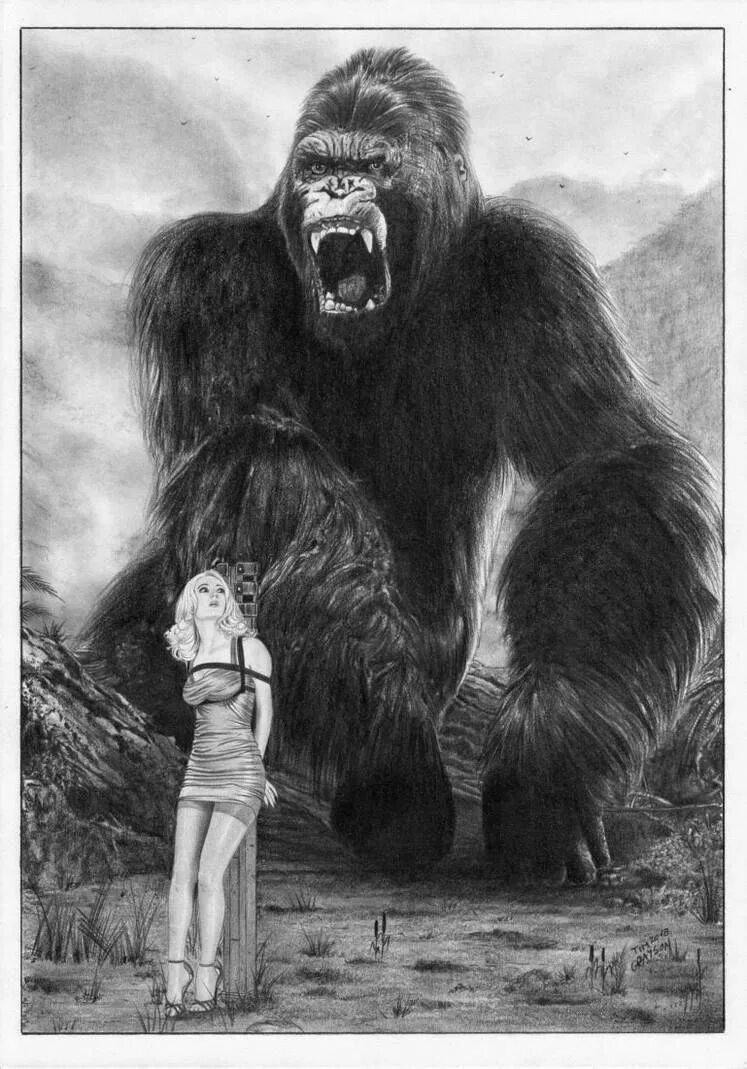 Black king kong. Кинг Конг. Кинг Конг 1933. Кинг Конг 2008.