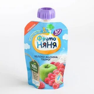 Фрутоняня яблоко малина