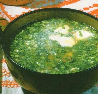 Зеленый суп из щавеля ударение