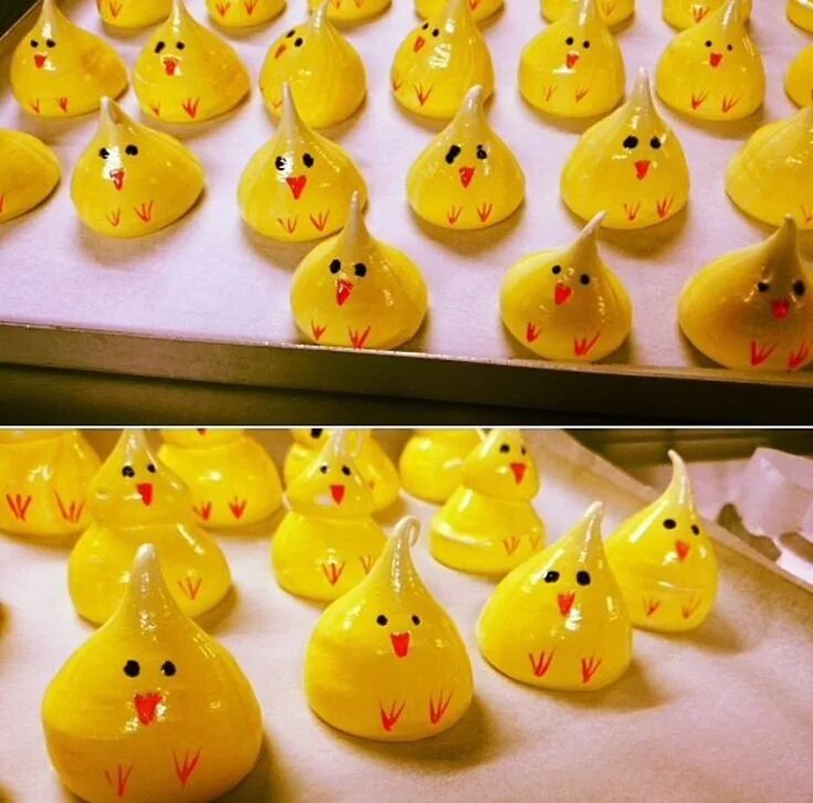 Цыплята из зефира. Цыпленок пасхальный безе. пасхальные украшения из меренги. пасхальные цыплята из безе. фигуры из меренги к пасхе.
