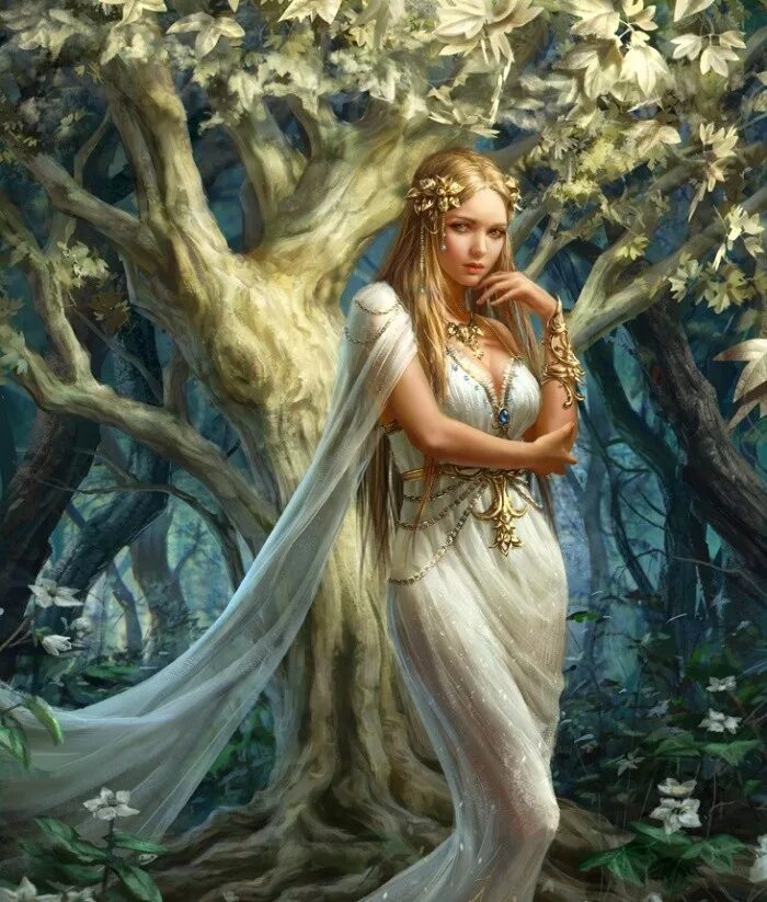 Blonde goddess. Legend of the cryptids принцессы. Лесные нимфы в славянской мифологии.