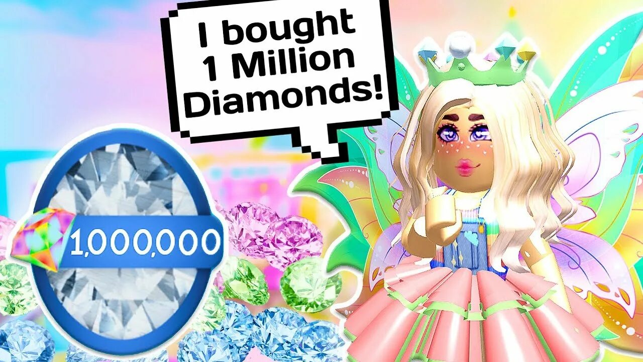 1 миллион роблокс. Denim Diamonds Royale High.