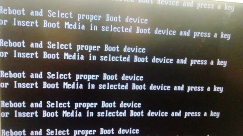 Reboot and select proper Boot device. Ошибка Reboot and select proper Boot device. Исправляем ошибку "Reboot and select proper Boot device"!. Ребут энд Селект Пропер бут девайс. Ошибка boot and select proper boot device