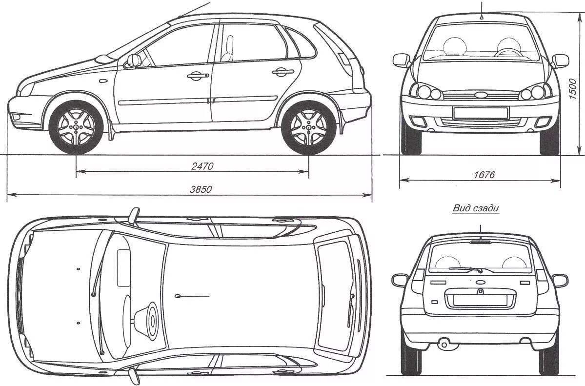 Габариты лады гранты. Калина 1 универсал габариты. Габариты ВАЗ Калина хэтчбек 1. Габариты ВАЗ Калина универсал 1. ВАЗ 1117 Калина универсал - габариты.
