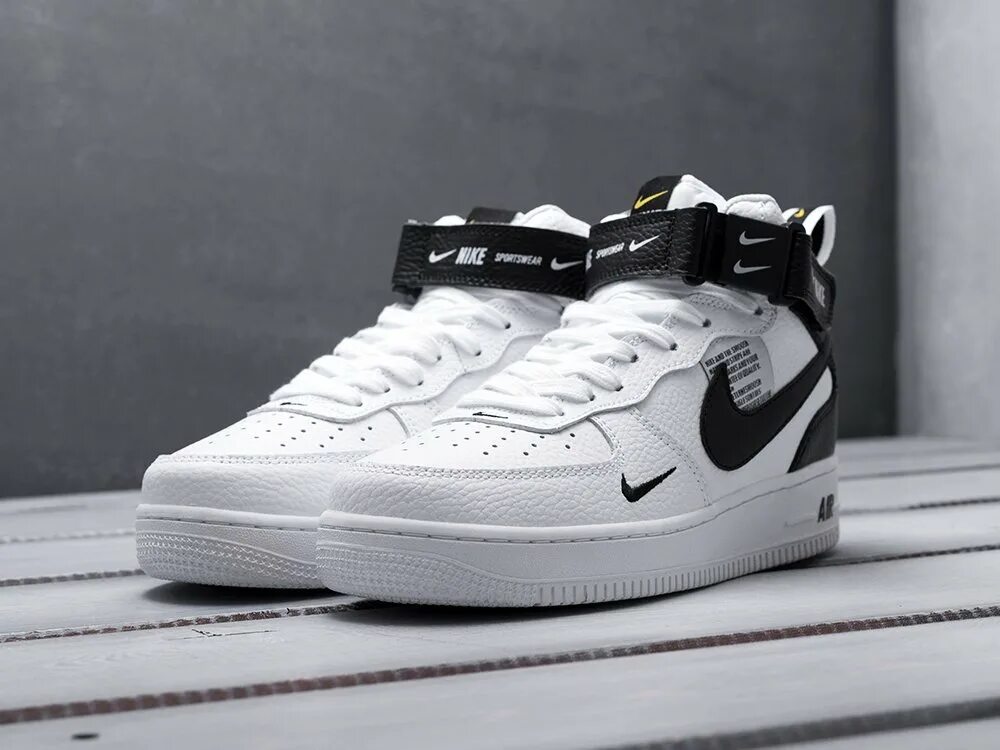 Nike Air Force 1 07 Mid lv8 White. Nike Air Force 1 Mid 07 lv8 White Black. Кроссовки Nike Air Force 1 07 Mid lv8. Nike Air Force 1 Mid 07 lv8 Utility.