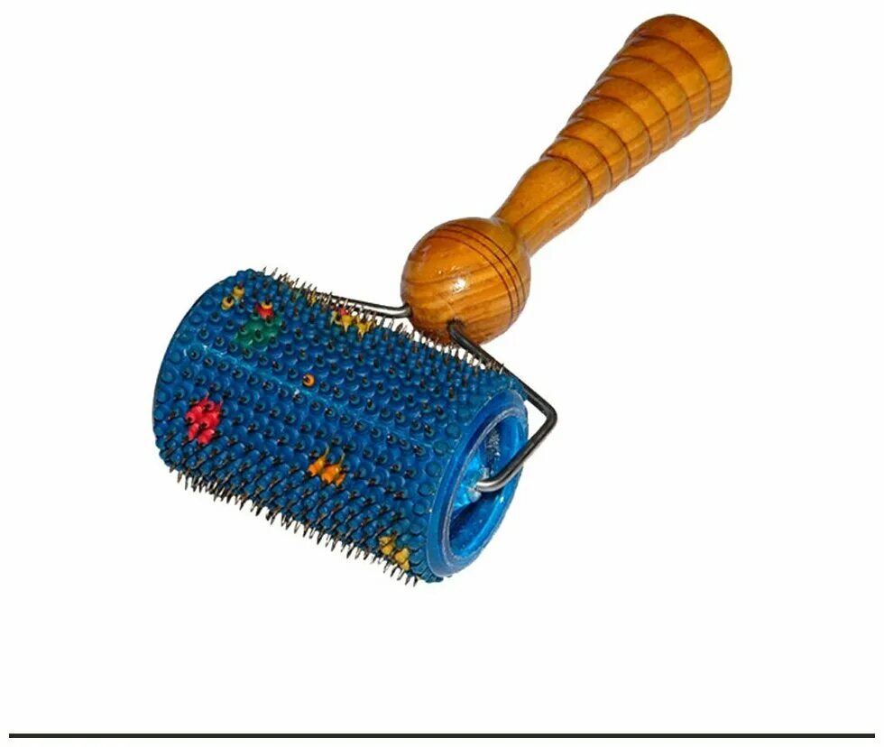 Игольчатый валик для массажа. Аппликатор ляпко валик универсальный (шаг игл 3,5 мм, d 51 мм, ш 72 мм). ляпко валик универсальный. аппликатор ляпко валик. массажёр ляпко валик.