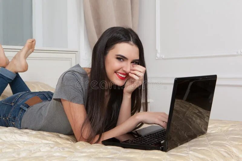 Her computer for a while