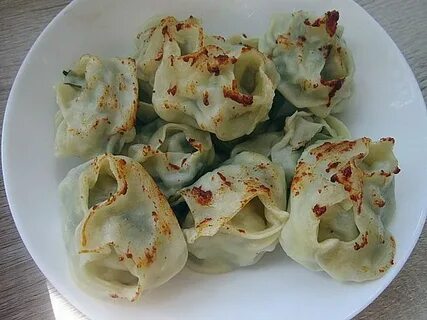 Манты с луком