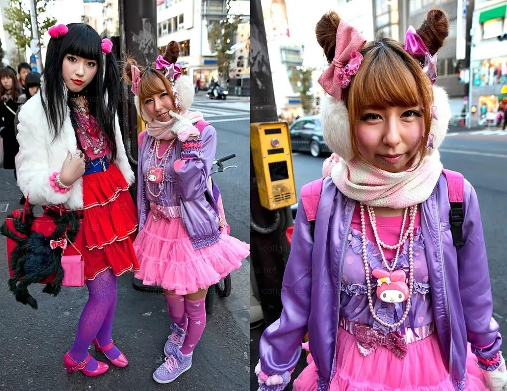 Кореянки Харадзюку. Харадзюку субкультура. Японская мода. Японская Молодежная мода.