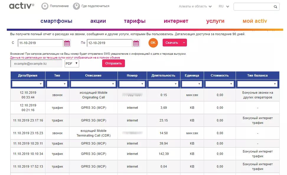 Интернет актив казахстан. Актив. Актив Казахстан. Распечатка звонков Актив. Актив тарифы Казахстан.