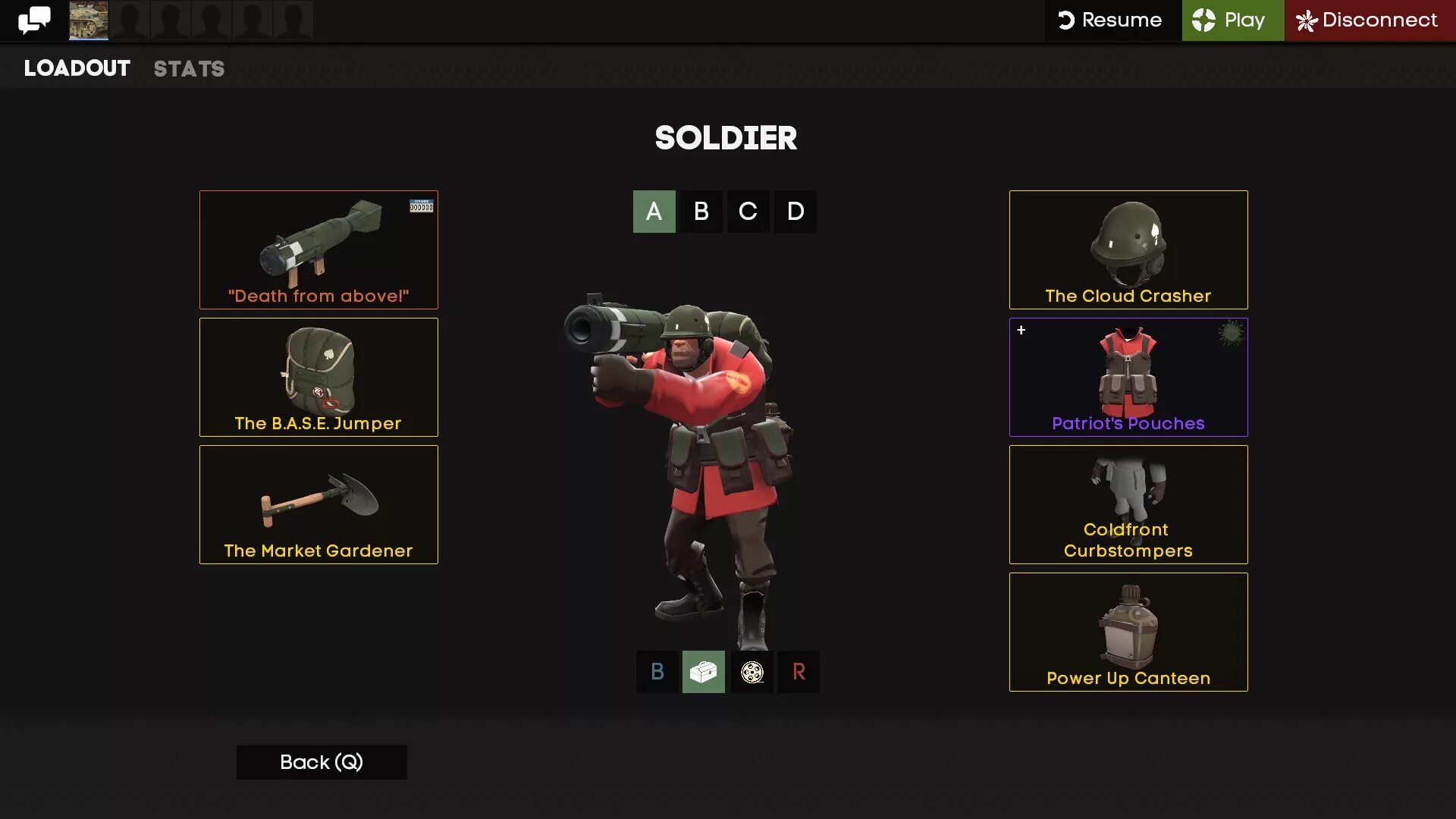Лодаут ТФ. Tf2 Loadout. Loadout TF. Tf2 Soldier Cosmetics. Player disconnect