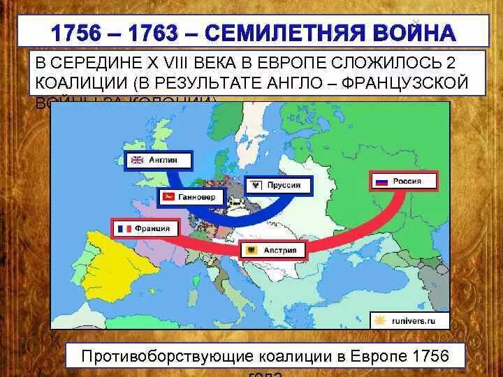 Государство противник россии в семилетней войне. Карта семилетней войны 1756-1763. Пруссия 1756. Пруссия в семилетней войне карта.