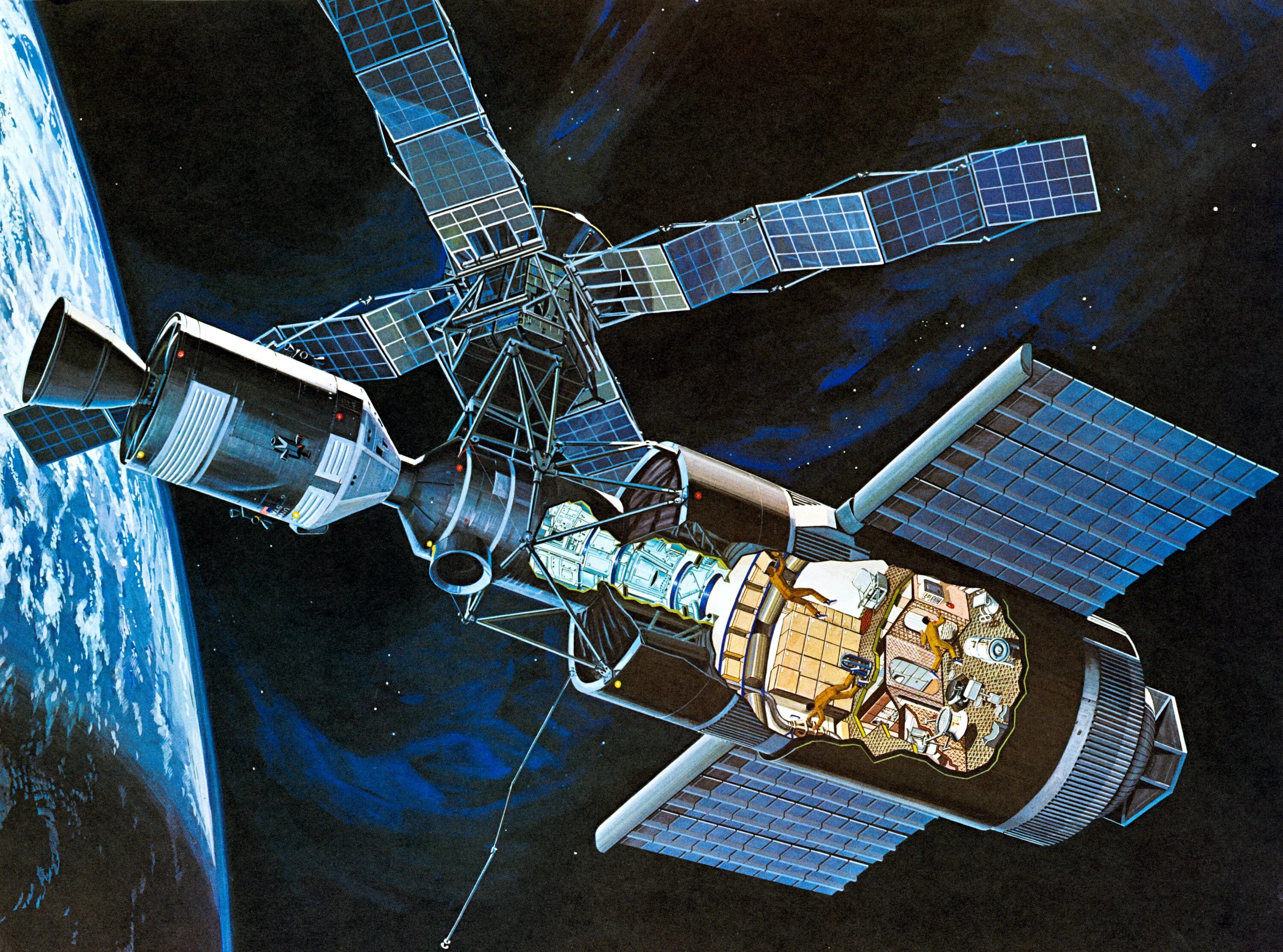 Скайлэб орбитальная станция. Космическая станция Skylab. Орбитальная станция США – Skylab. Скайлэб орбитальная станция внутри. Первые space