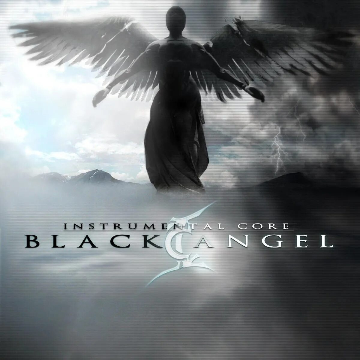Папа песни ангел. Черный ангел. Альбом с ангелом на обложке. Instrumental Core. Темный ангел на обложку.