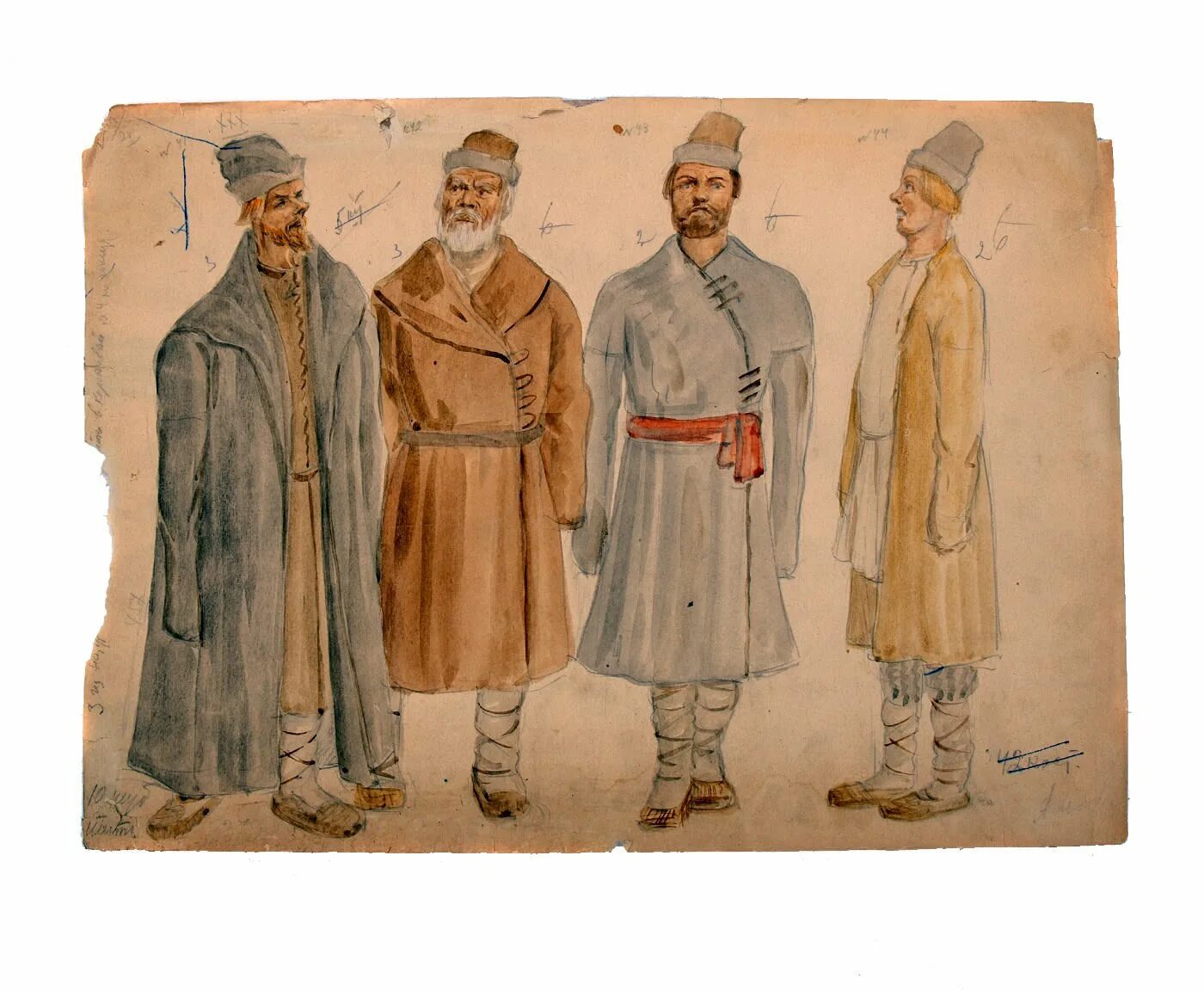 Костюмы к опере Иван Сусанин