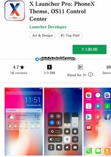 X launcher pro