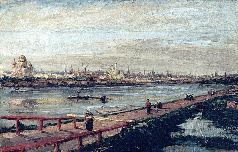 Кремль 1870. Кремль картина боголюбова 1878г. Вид с колокольни рождественского монастыря. Москва 1878. Вознесенский монастырь московского кремля.