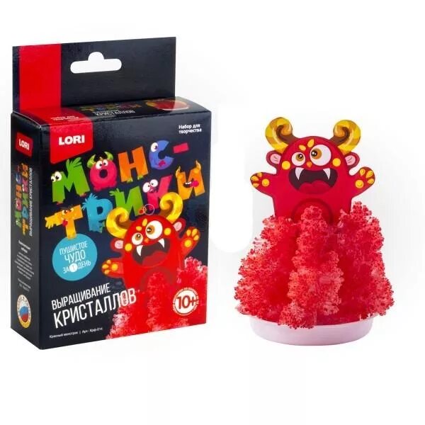 выращивание кристаллов. растущие кристаллы игрушка. монстрики. выращиваем кристаллы монстрики "оранжевый монстрик". монстрики лори как собрать.