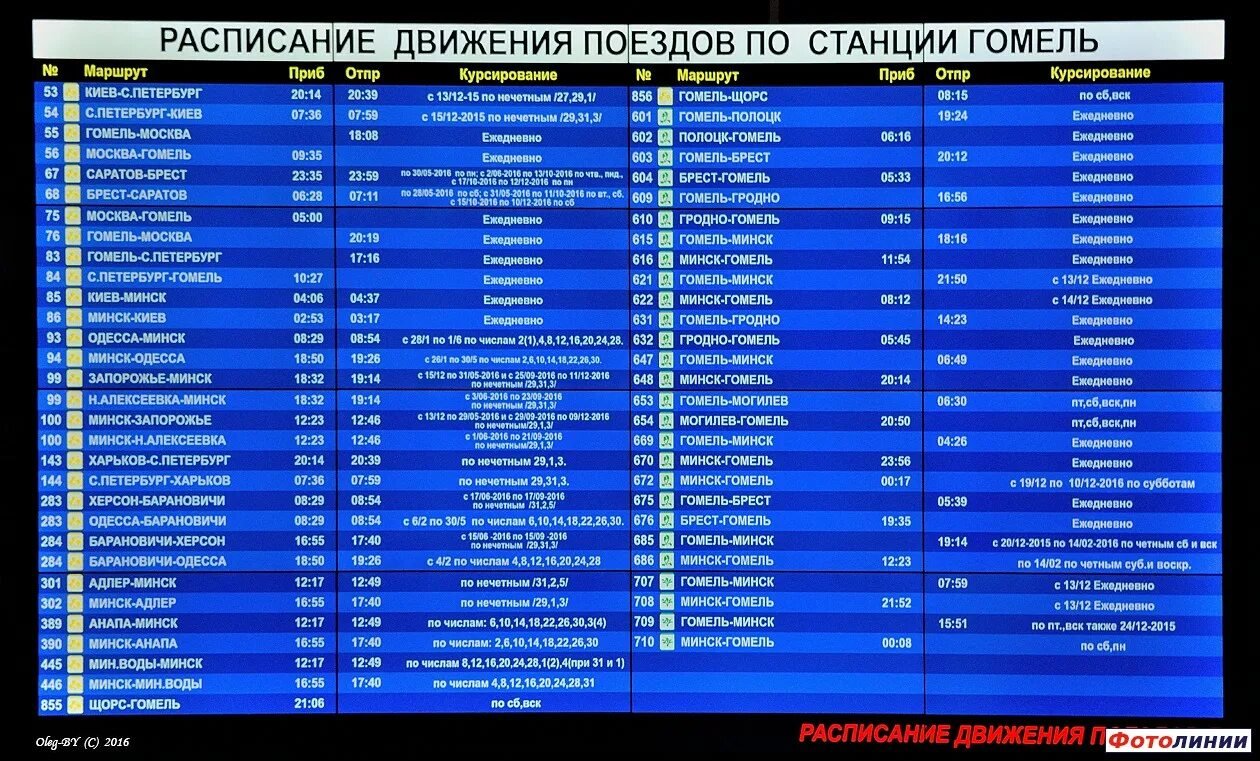 Расписание жд вокзала гомель. Расписание жд вокзала гомель