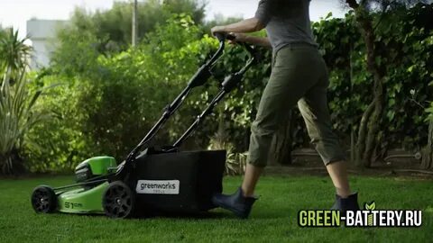 Газонокосилка greenworks 60v