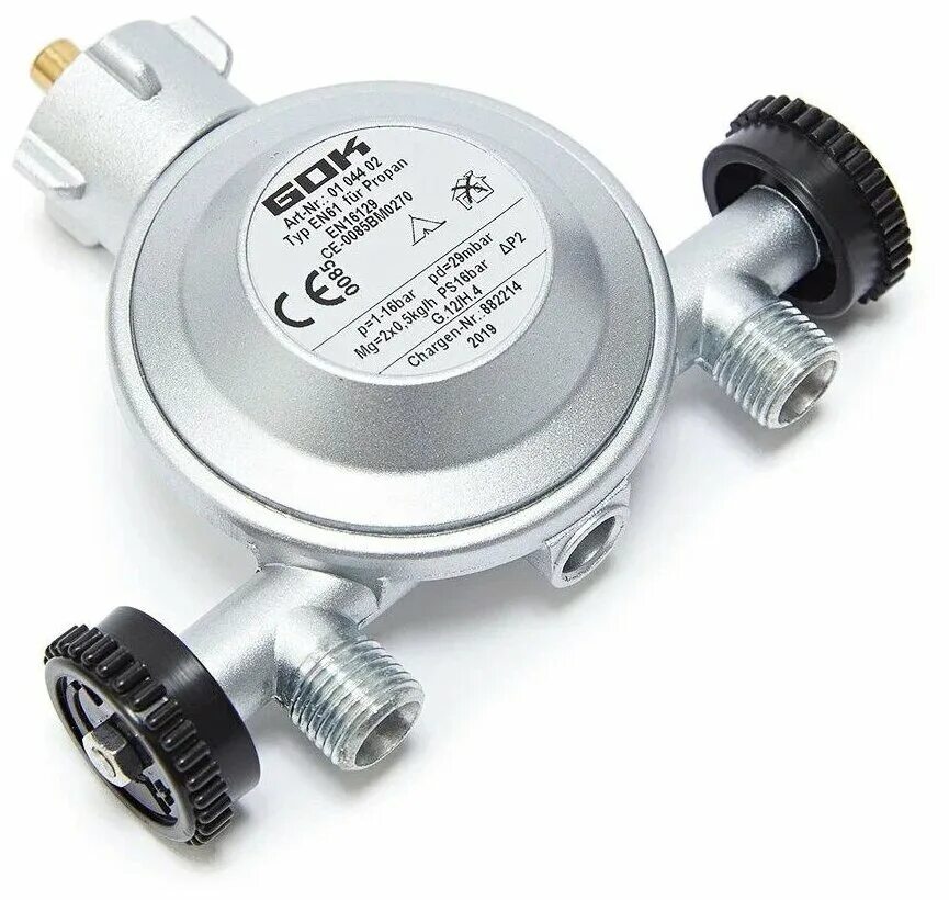 регулятор давления gok. редуктор gok для композитного баллона регулируемый. регулятор давления газа gok. регулятор gok fl 92-4. пропановый редуктор 30 мбар.