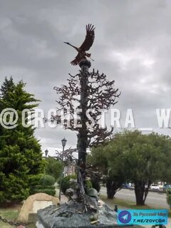 Открытие памятника журавли в туапсе