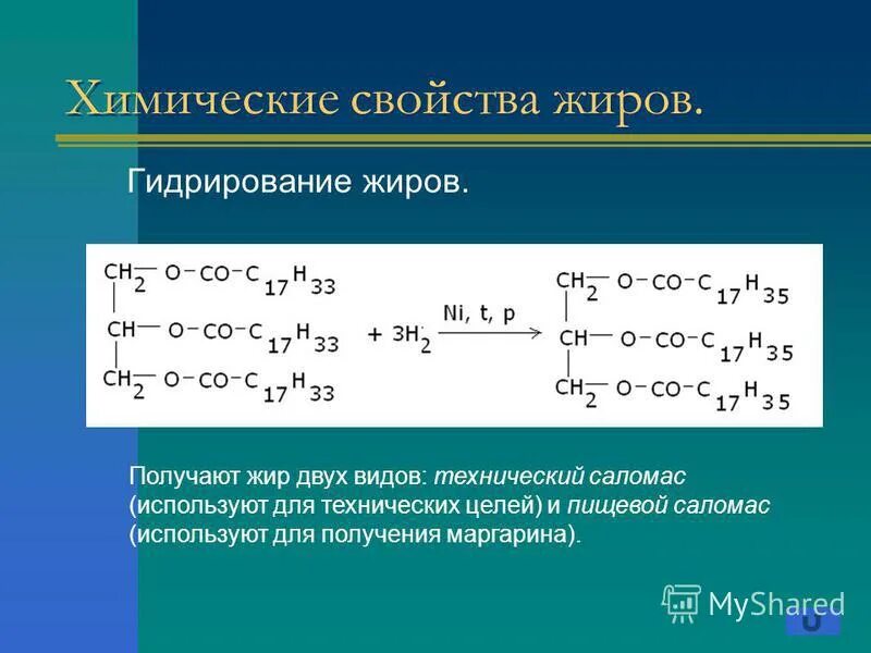 Как физические свойства жиров зависят от природы