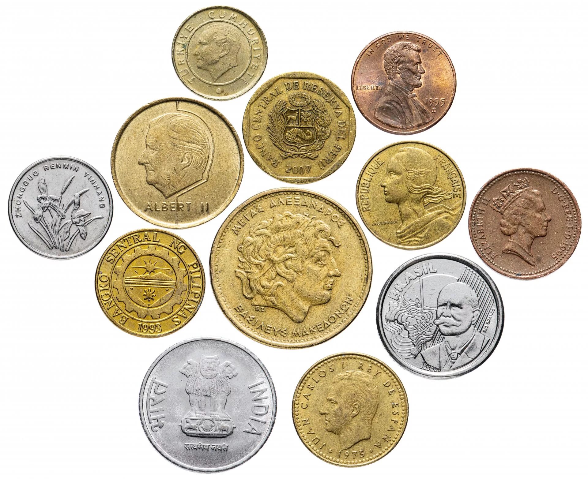 Наборы монет иностранных государств. Монеты разных стран с круглыми отверстиями. Современные иностранные монеты. Монеты других стран. Монеты других стран.