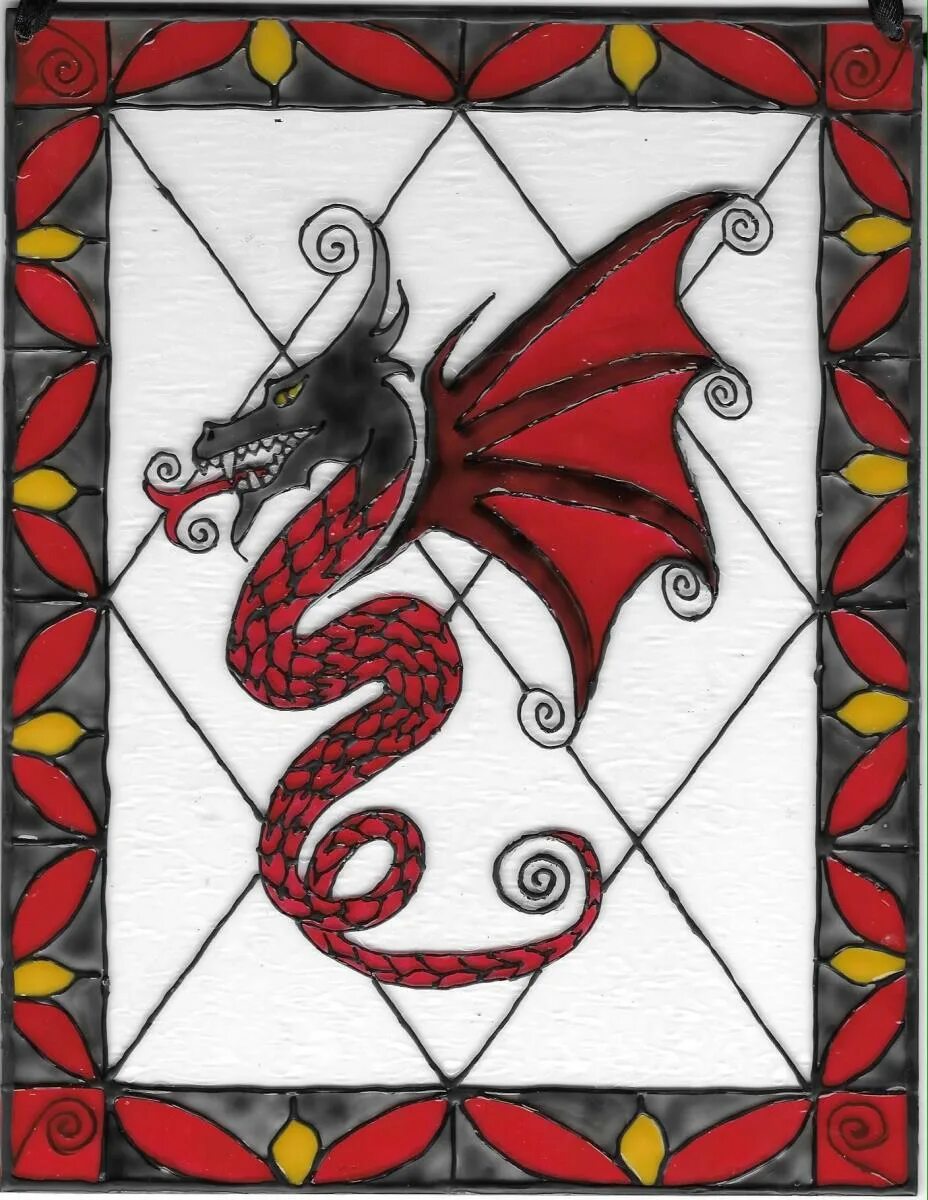 Mosaic Dragon витраж. Витраж дракон. Витраж дракон простой. Витражи драконов.