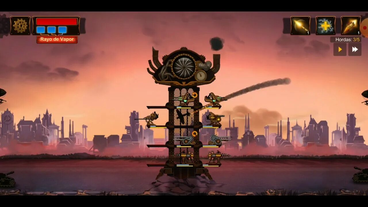 Башня 2 видео. Стимпанк тавер 2 босс багер 666. стимпанк башня. steampunk tower 2 корабль. оа-башня 2.