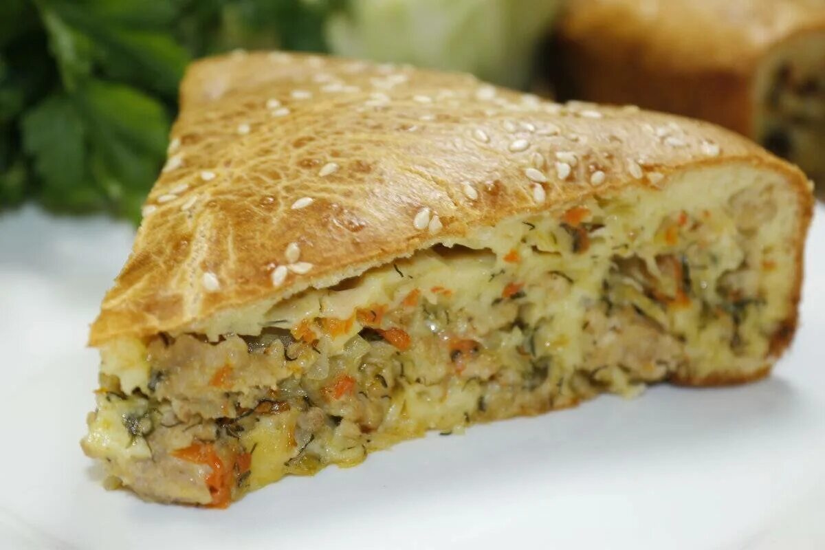 Капуста заливная с фаршем в духовке