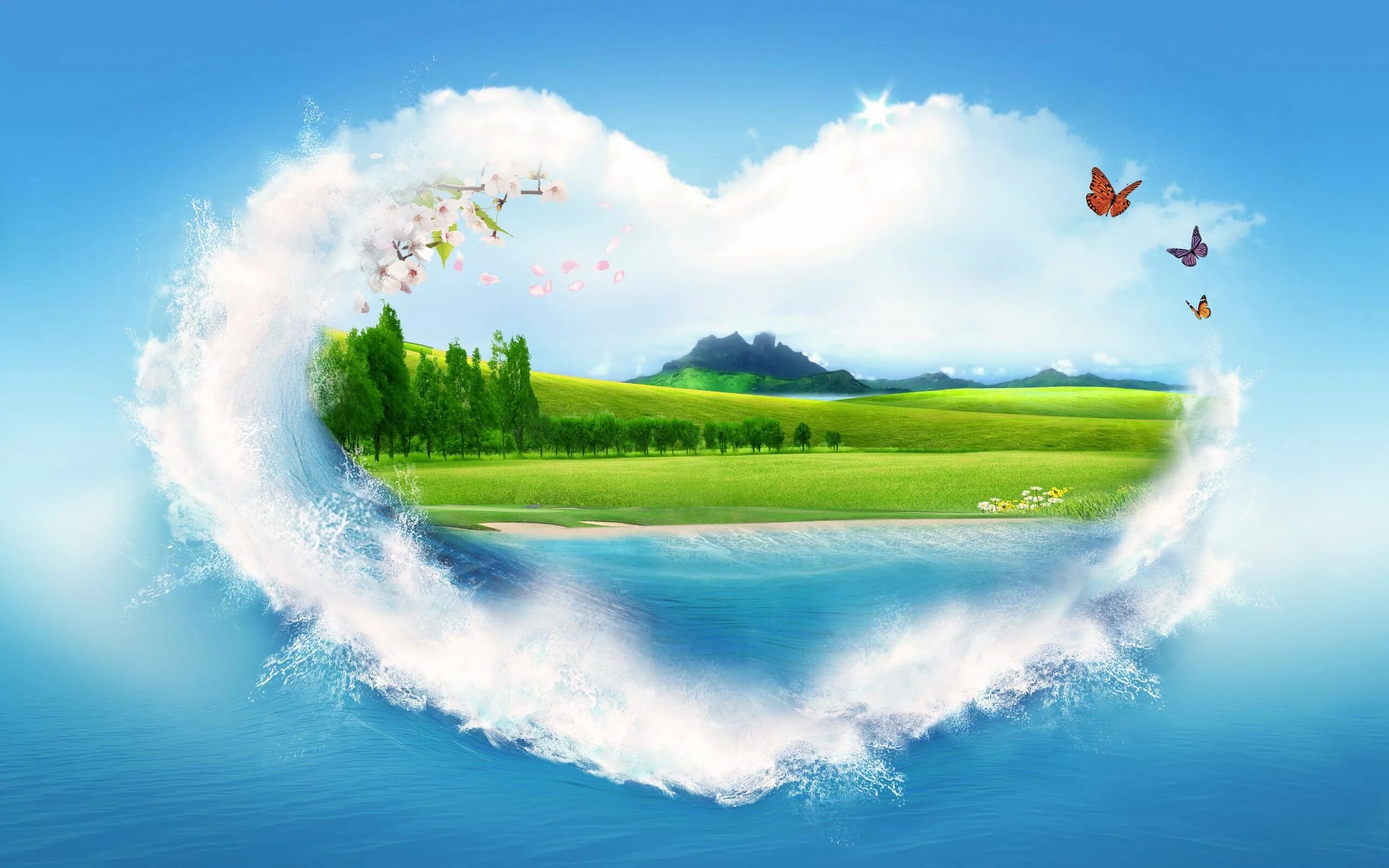 Мир это солнце мир это радость. Чистая природа. Природа картинки для презентации. Сердце в природе. Любовь к родине.