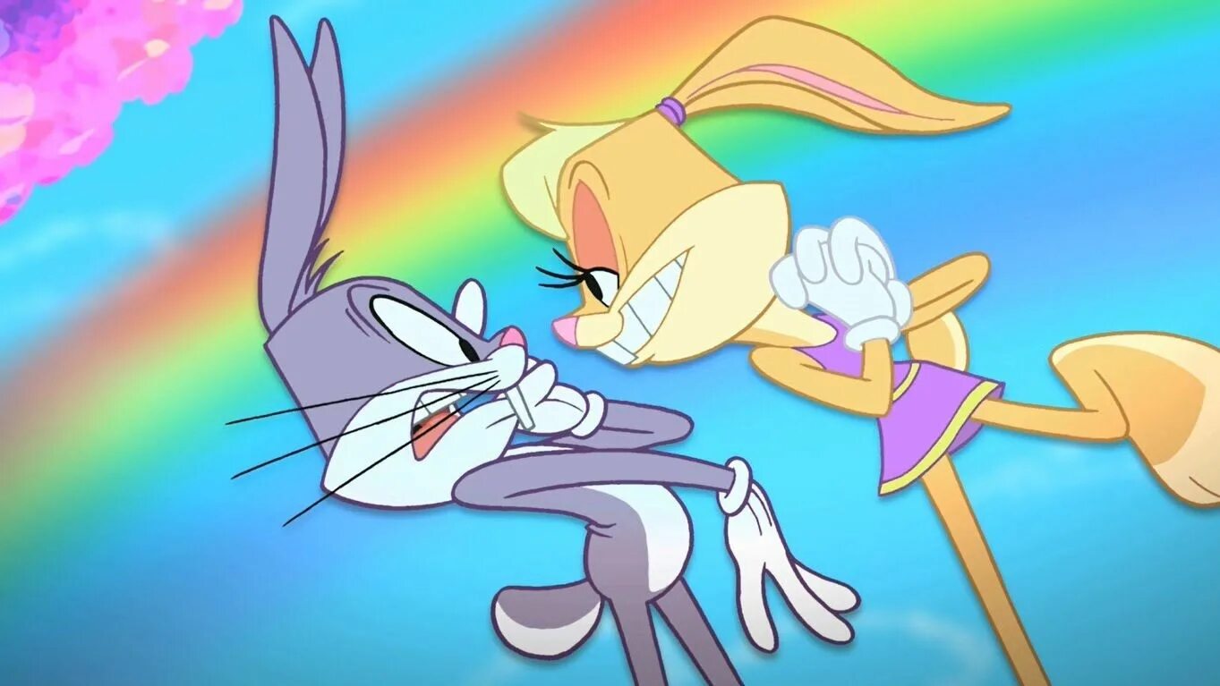 Ксании банни. Bugs Bunny and Lola. Bugs and Lola the Looney Tunes show.