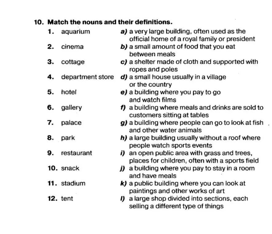 Match the Words with their Definitions ответы. Задания на Definitions. Match Words with Definitions 8 класс. Match the Words and their ответы Definitions.