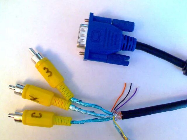 Переходник с ВГА на тюльпаны. Cable соединительный кабель VGA HDMI 2. Переходник av тюльпан VGA. Переходник 3rca USB распиновка.