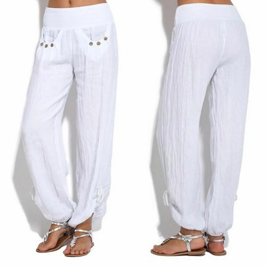 Купить брюки хлопковые. Брюки men Casual Harem Pants Baggy wide Leg trousers. Брюки женские 20 Blancheporte шаровары женские. Baggy trousers брюки. Брюки шаровары Баон женские.