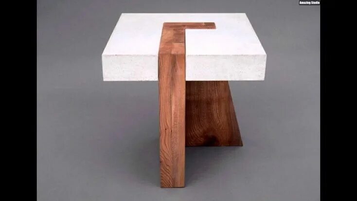The table is made of