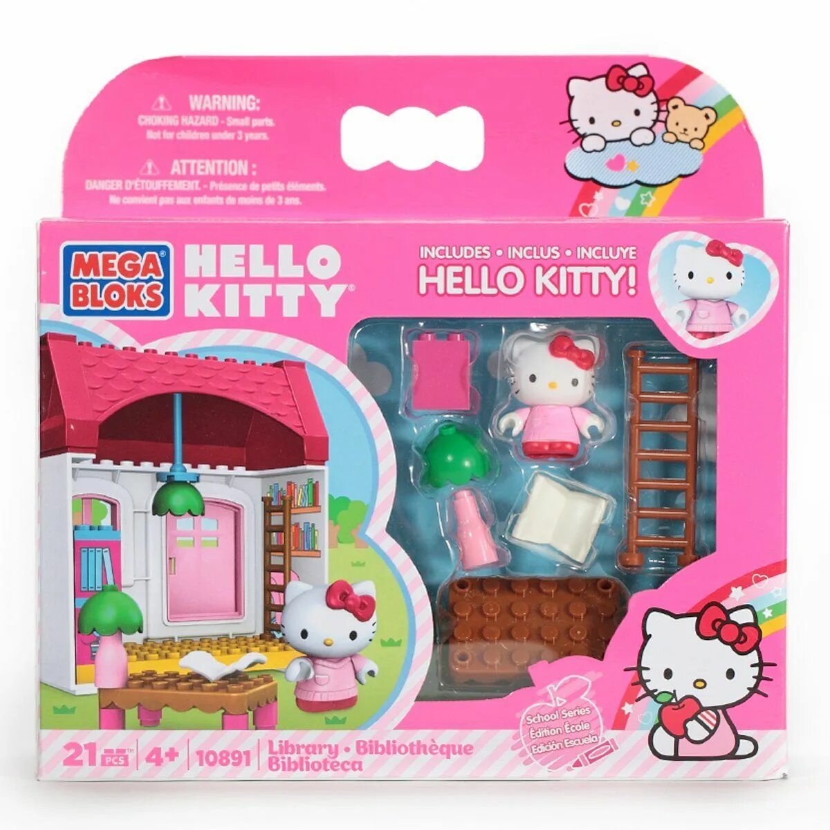 Игровой набор Хелло Китти. Игровой набор Хеллоу Китти. Mega Bloks hello Kitty\. Конструктор Хеллоу Китти.