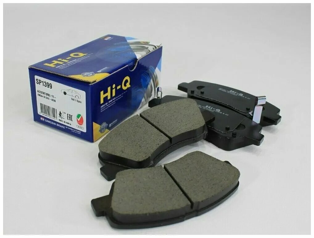 Колодки соляриса купить. Колодки тормозные Hi q sp1399a. Колодки Brake Hyundai sp1399. SANGSIN (передние sp1399. Sp1399in SANGSIN Brake колодки тормозные передние.