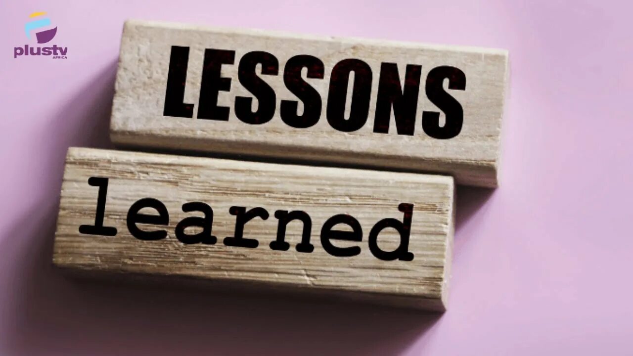 I learned my lesson. Life lessons. lessons learned. learned.