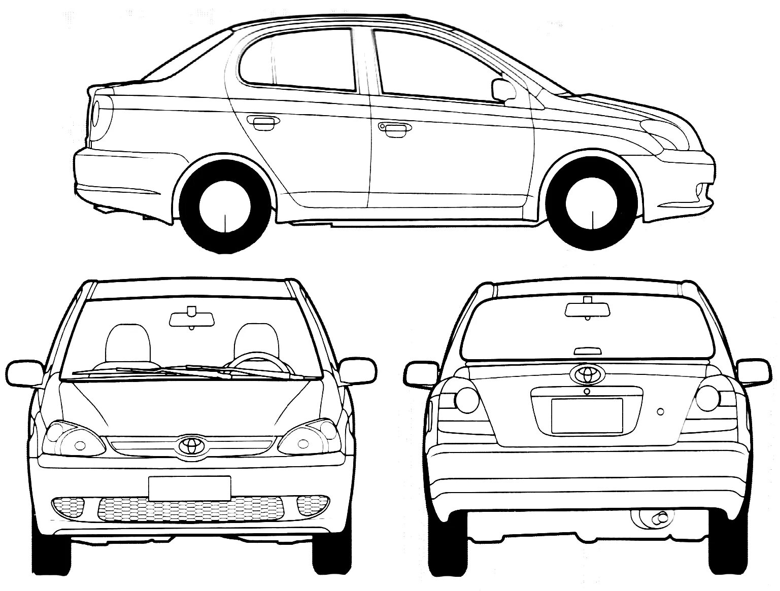 Размеры тойота спринтер. Toyota Corolla 2006 чертеж. Чертеж кузова Тойота Королла 120. Тойота Королла чертеж. Toyota седан 2006 чертеж.