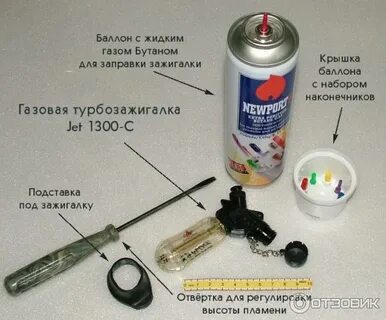 Как заправить газовую зажигалку газом