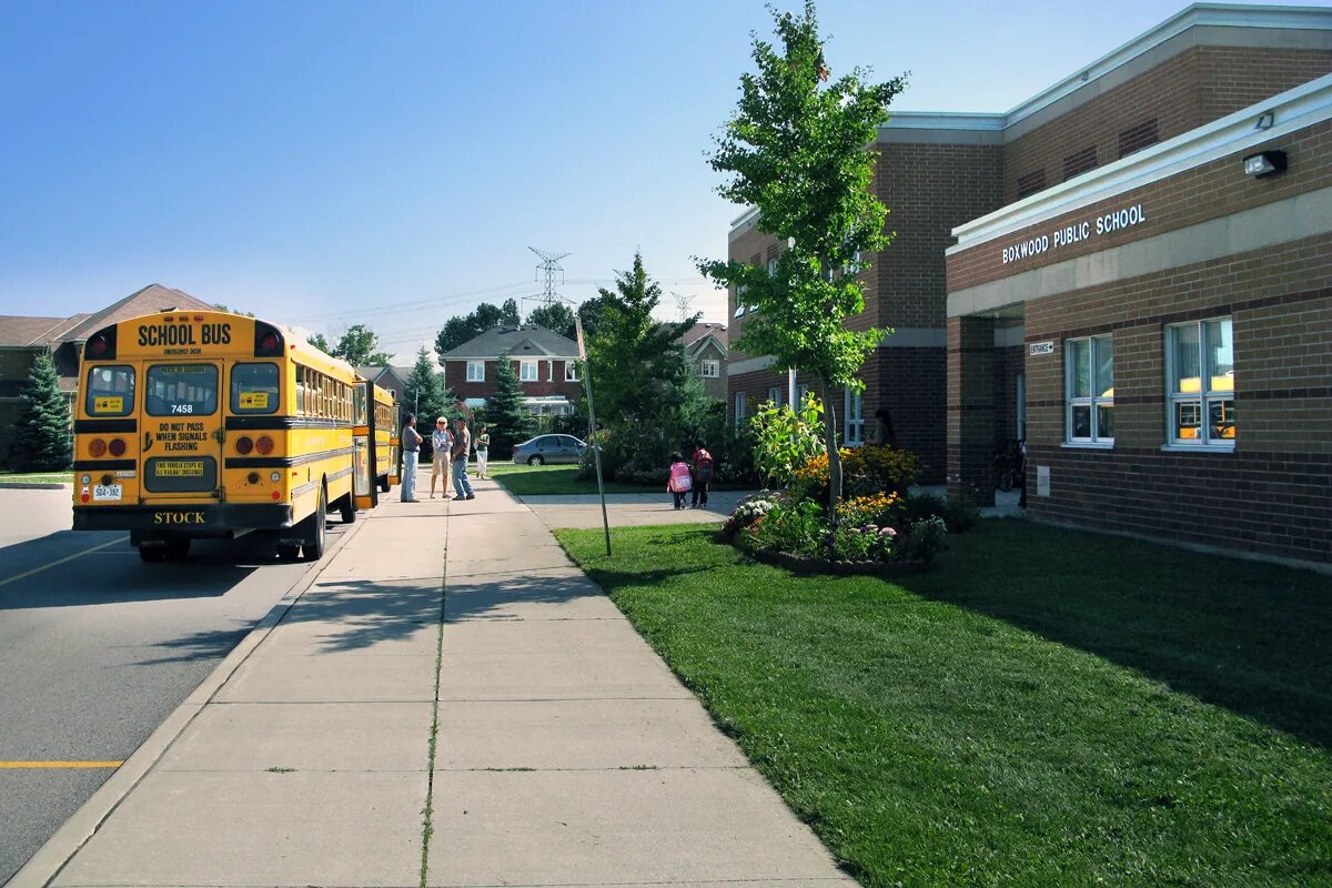 Neighbourhood school. Neighbourhood school