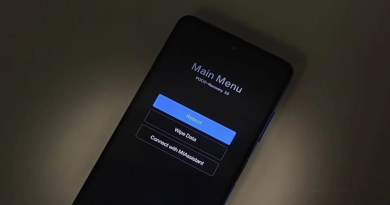 Connect with miassistant Xiaomi что это. Как выглядит бутлуп. Miui recovery 5.0 miassistant main menu