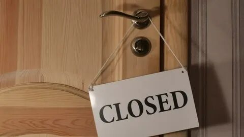 She closed the door
