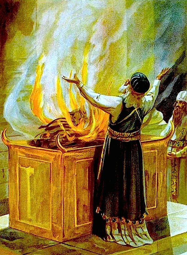 Жертвенник в ветхом завете. Жертвенник всесожжения в скинии моисея. Жертвоприношение в ветхом завете. Жертвоприношение агнца. Жертвоприношения моисей ветхий завет.