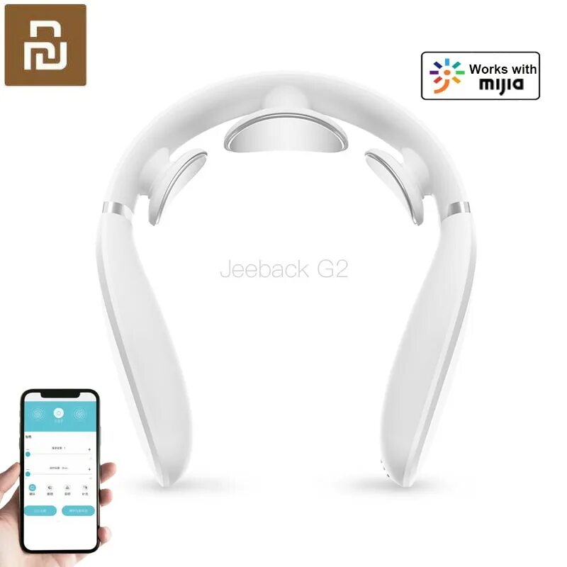 Массажер для шеи mijia. Массажер для шеи Xiaomi JEEBACK g2. JEEBACK Neck Massager g20 Black. Блок управления шейного массажера. Блок управления u шейного массажера.